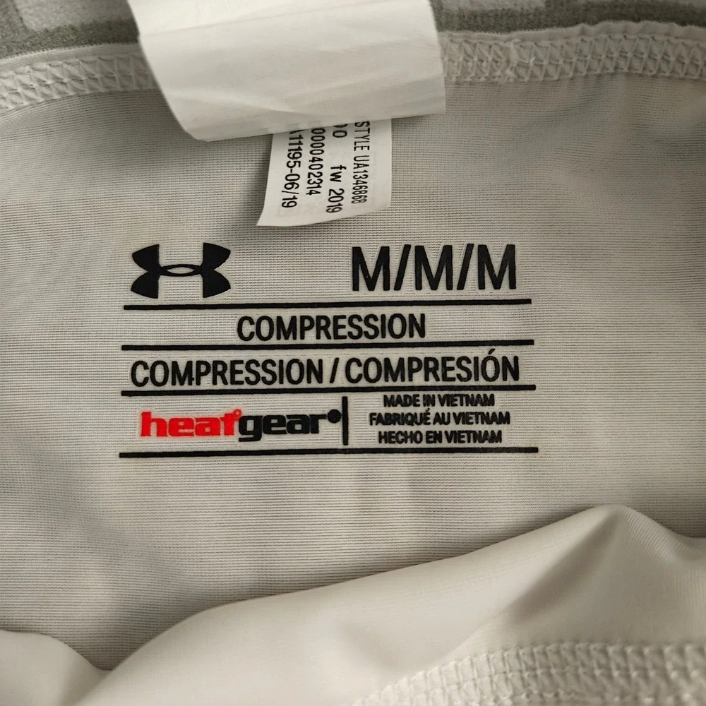 Under Armour Mens Compression‎ Heatgear Padded Tights White M Style UA1248862